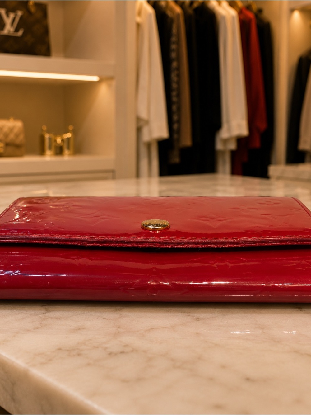 Louis Vuitton Vernis Portefeuille Sarah Long Wallet - Picture 2 of 10